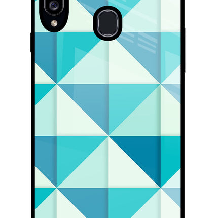 Abstract Samsung A20s Glass Case Back Cover by Casekaro