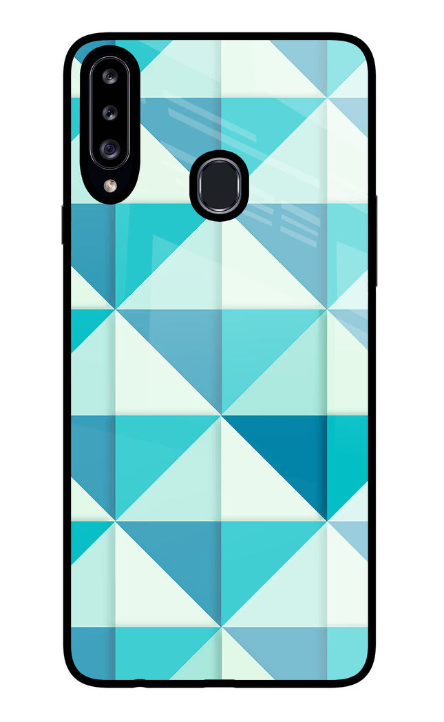 Abstract Samsung A20s Glass Case Back Cover by Casekaro