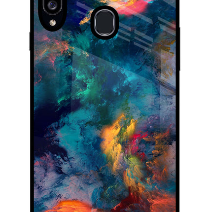 Artwork Paint Samsung A20s Glass Case Back Cover by Casekaro