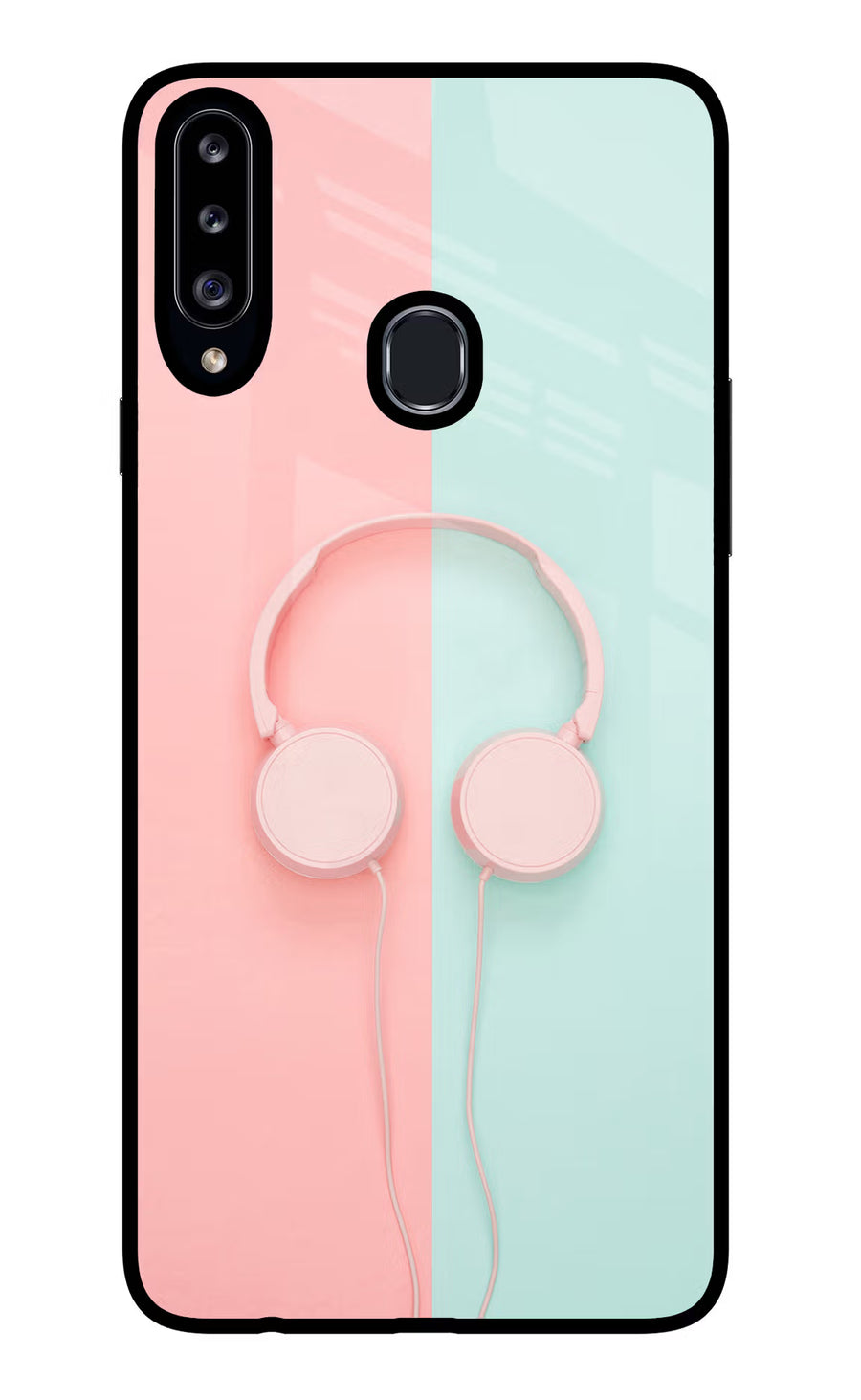Music Lover Samsung A20s Back Cover, Glass case