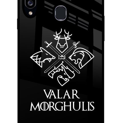 Valar Morghulis | Game Of Thrones Samsung A20s Glass Case Back Cover by Casekaro