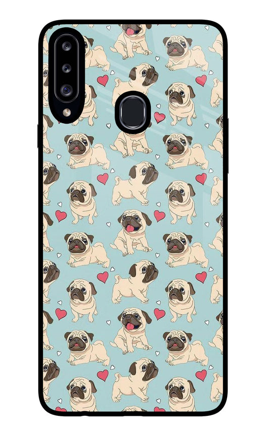 Pug Dog Samsung A20s Glass Case