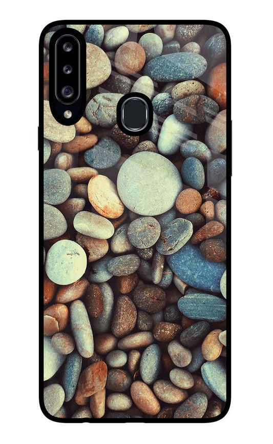 Pebble Samsung A20s Glass Case