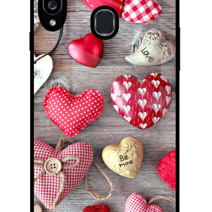 Love Wallpaper Samsung A20s Glass Case Back Cover by Casekaro