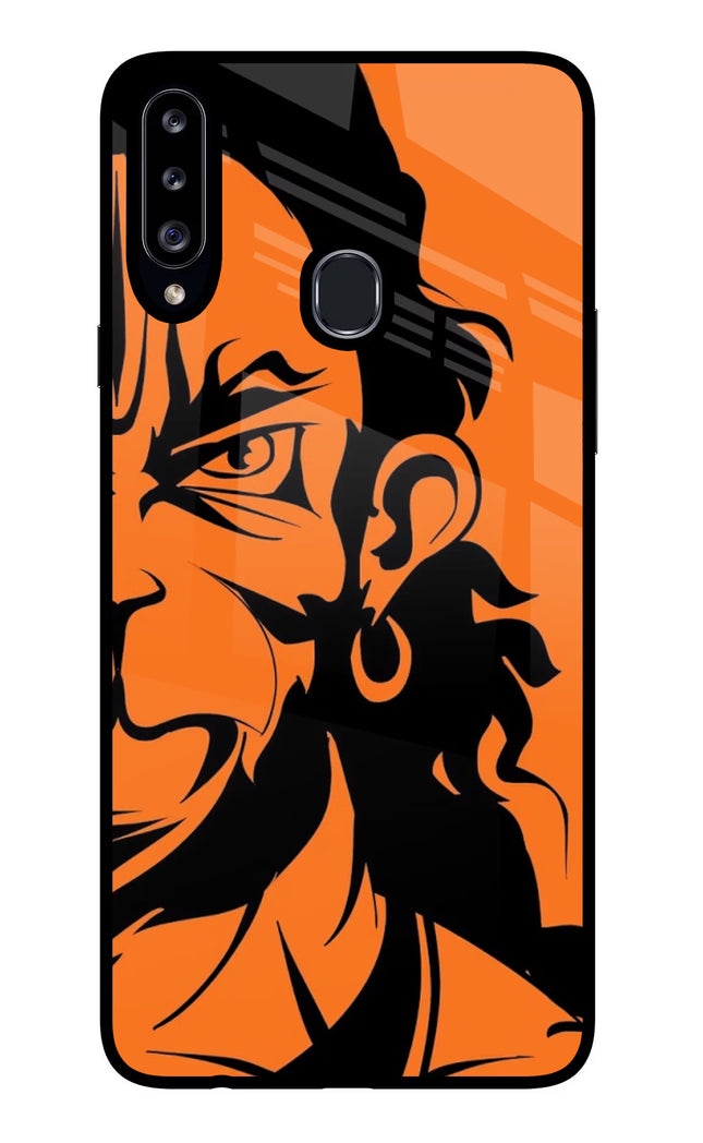 Hanuman Samsung A20s Glass Case Back Cover by Casekaro