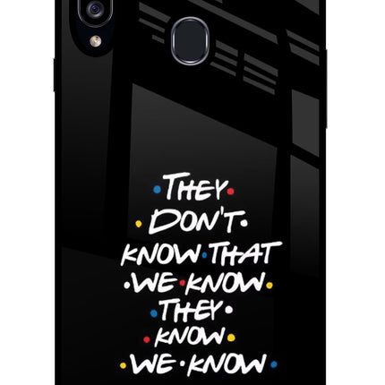 FRIENDS Dialogue Samsung A20s Glass Case Back Cover by Casekaro