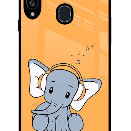 High On Music Samsung A20s Glass Case Back Cover by Casekaro