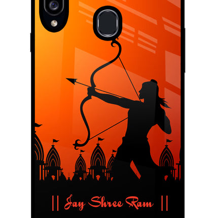 Lord Ram - 4 Samsung A20s Glass Case Back Cover by Casekaro