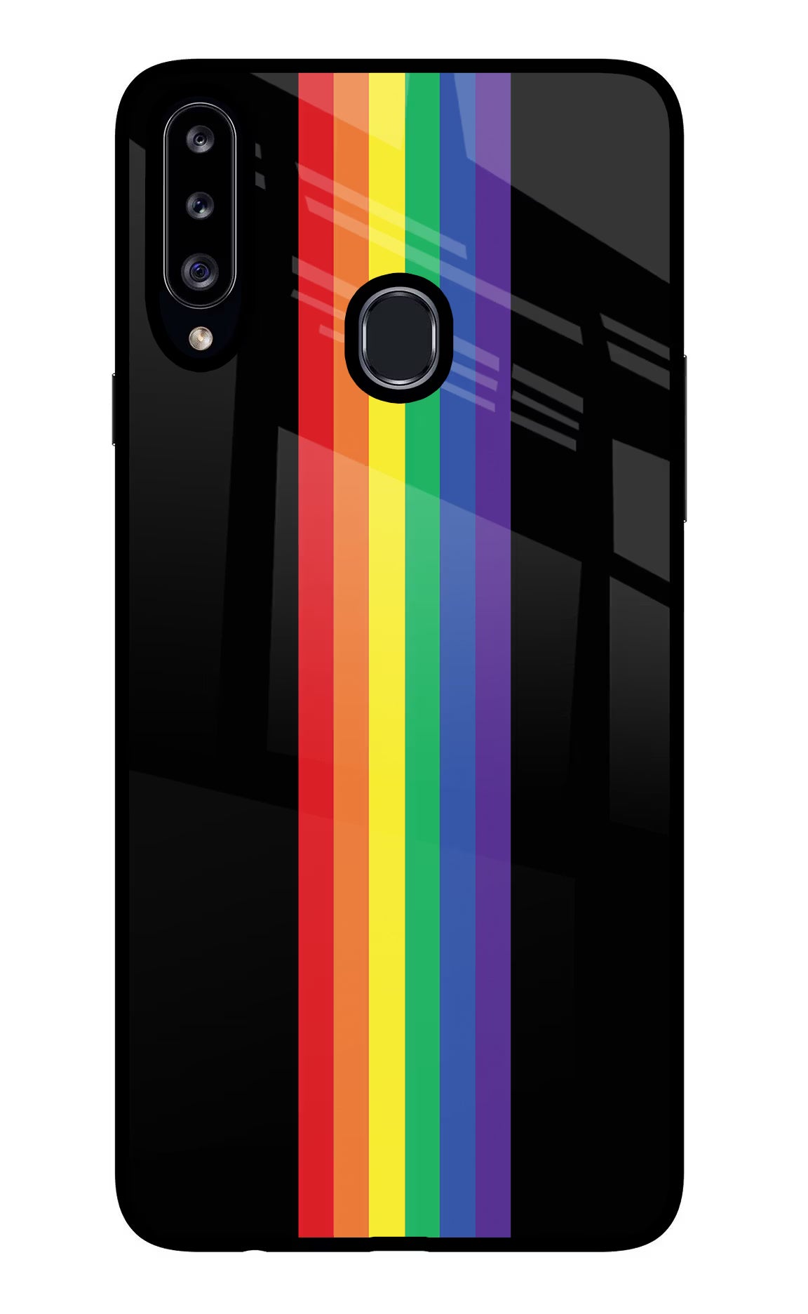Pride Samsung A20s Glass Case Back Cover by Casekaro