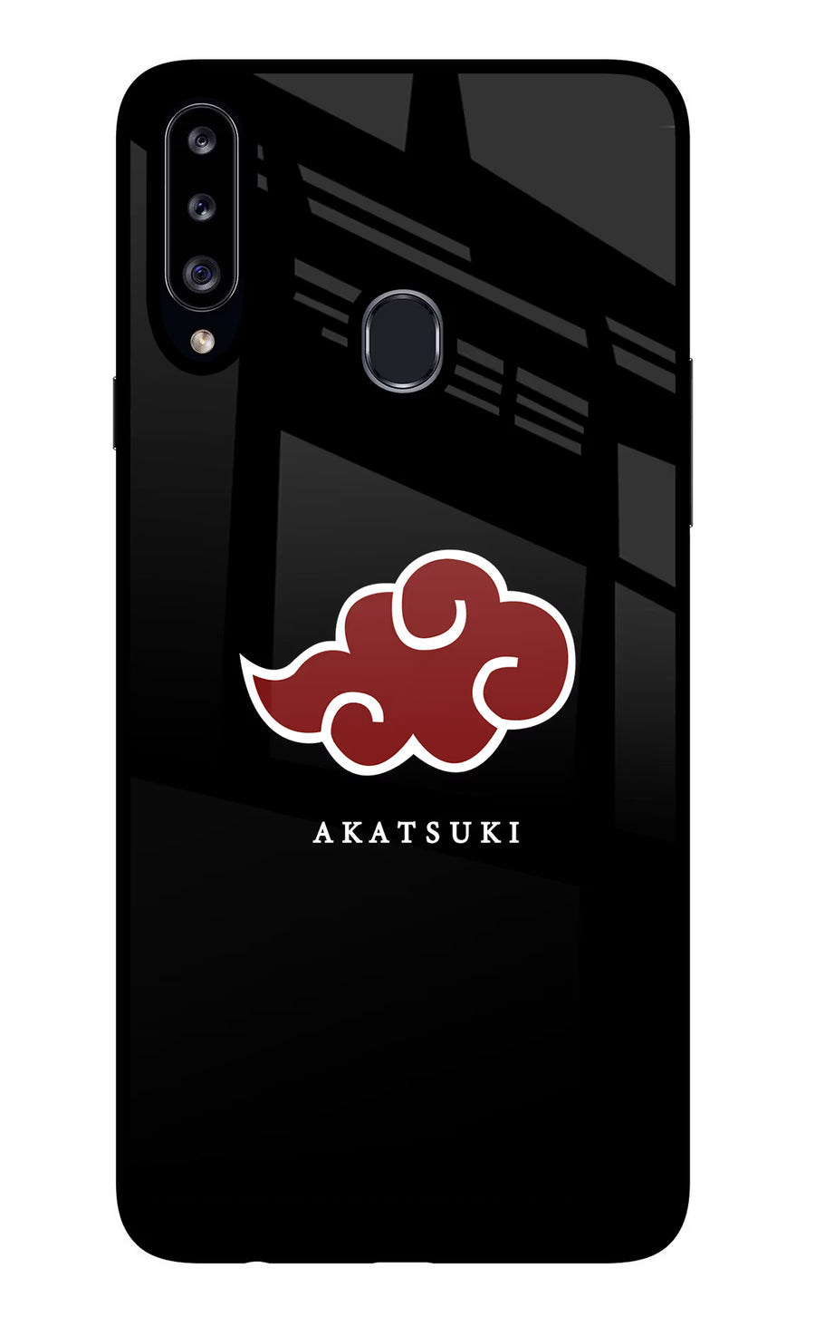 Akatsuki Samsung A20s Back Cover, Glass case