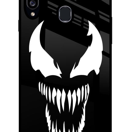 Venom Samsung A20s Glass Case Back Cover by Casekaro