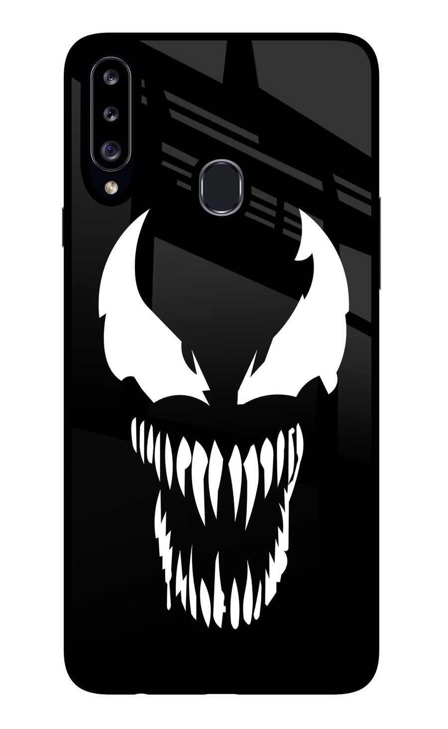 Venom Samsung A20s Back Cover, Glass case