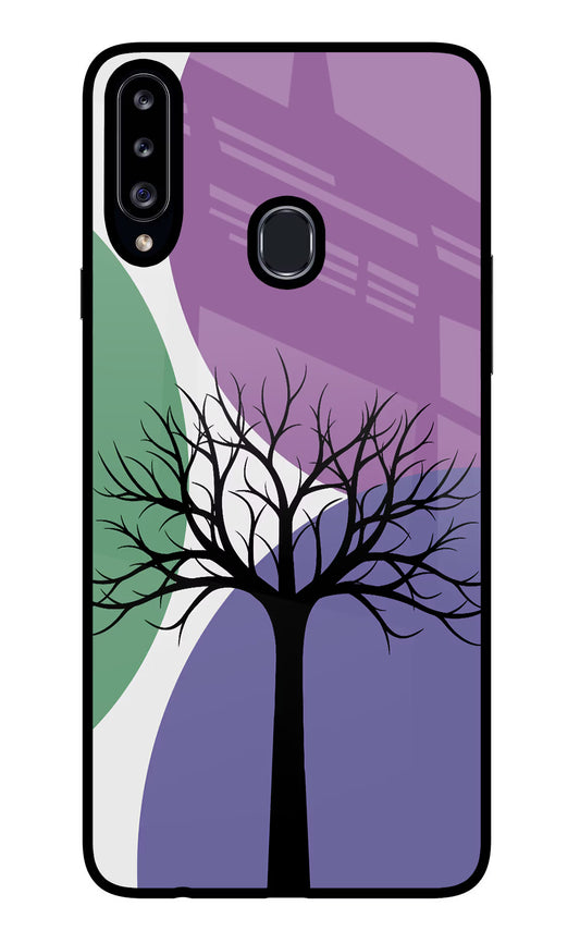 Tree Art Samsung A20s Glass Case