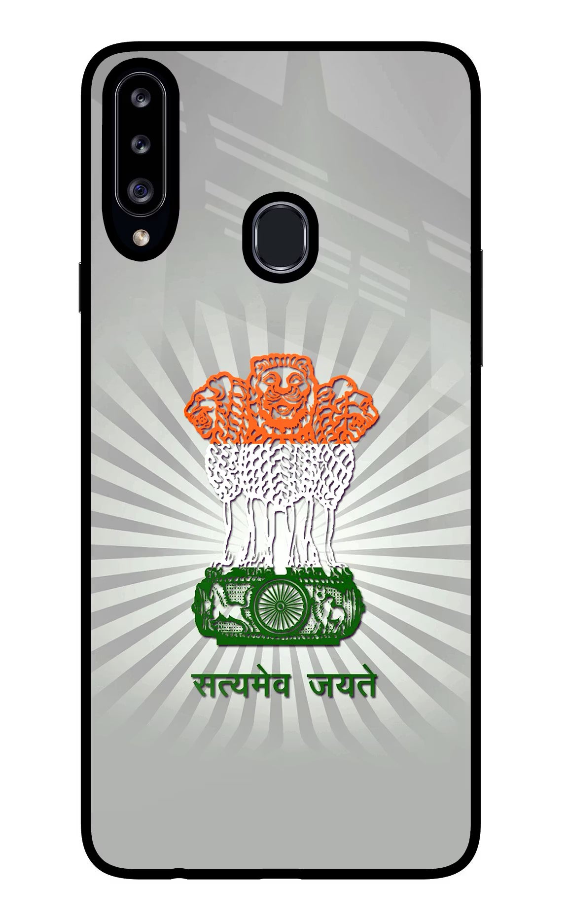 Satyamev Jayate Art Samsung A20s Glass Case