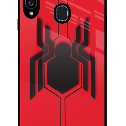 Spider Samsung A20s Glass Case Back Cover by Casekaro