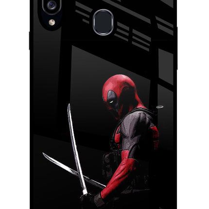 Deadpool Samsung A20s Glass Case Back Cover by Casekaro