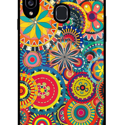 Gol Gol Art Samsung A20s Glass Case Back Cover by Casekaro