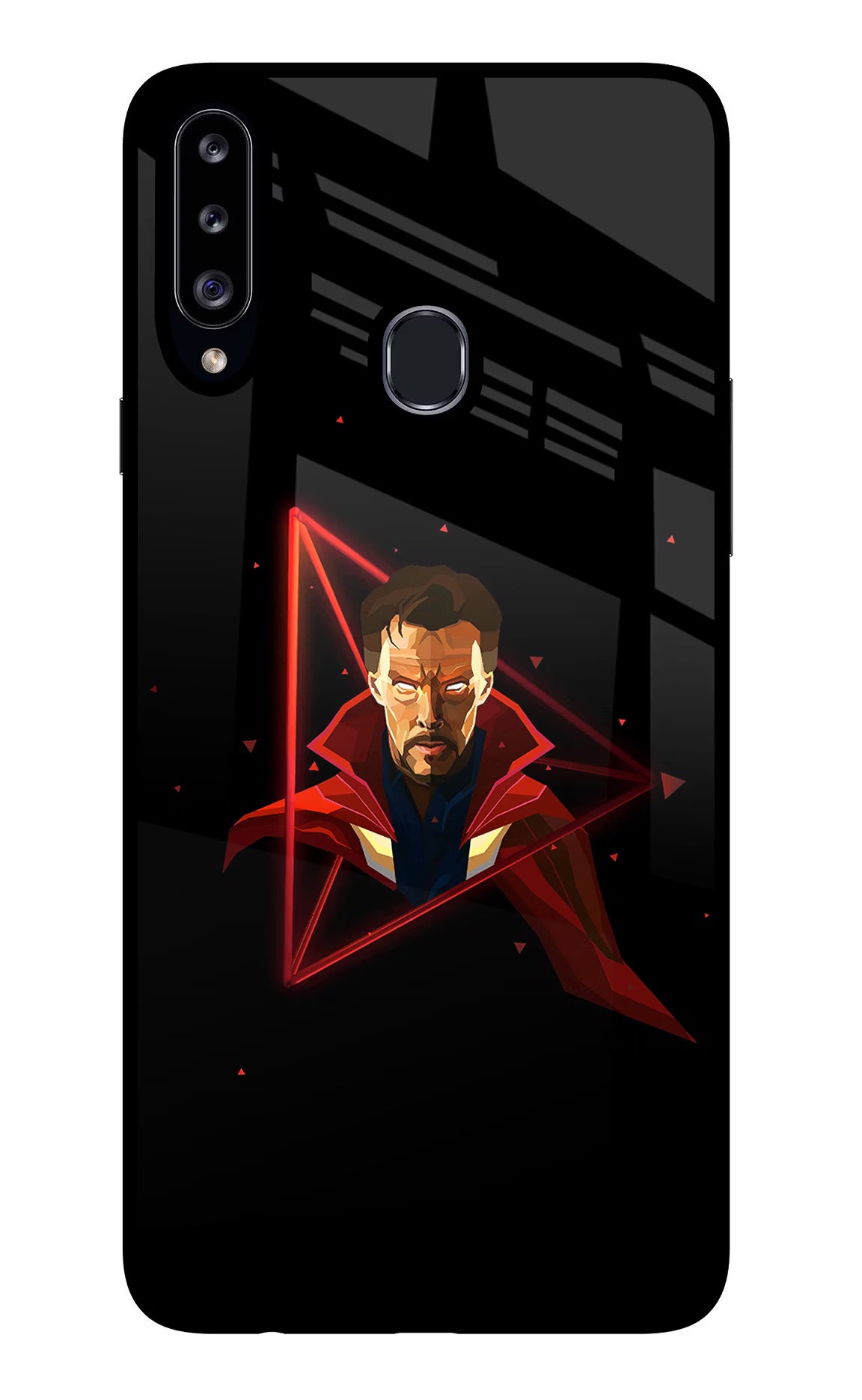 Doctor Ordinary Samsung A20s Glass Case Back Cover by Casekaro