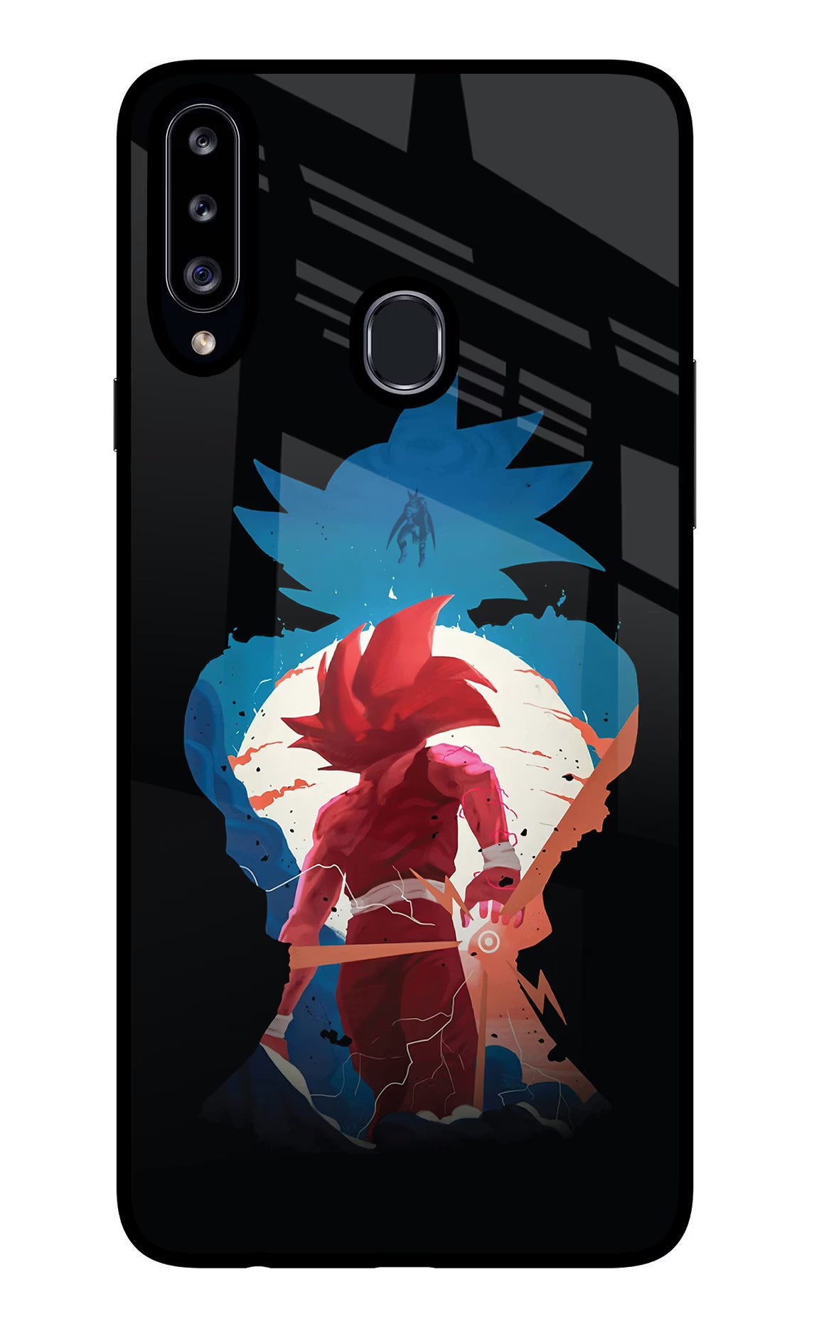 Goku Samsung A20s Glass Case