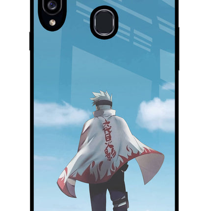 Kakashi Samsung A20s Glass Case Back Cover by Casekaro