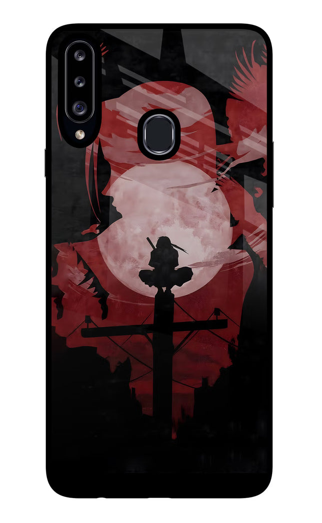 Naruto Anime Samsung A20s Glass Case Back Cover by Casekaro