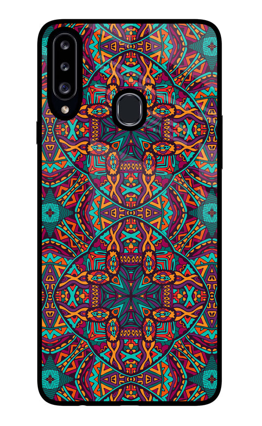 Colour Mandala Samsung A20s Glass Case