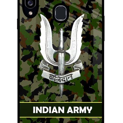 Balidan Indian Logo Samsung A20s Glass Case Back Cover by Casekaro