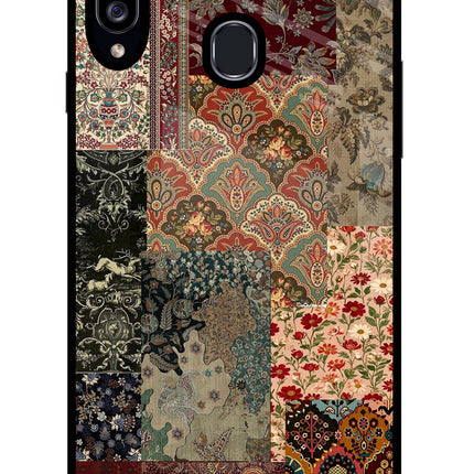 Desi Print Samsung A20s Glass Case Back Cover by Casekaro