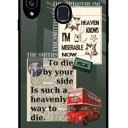 The Smiths Samsung A20s Glass Case Back Cover by Casekaro