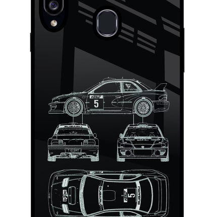 WRC'99 Samsung A20s Glass Case Back Cover by Casekaro