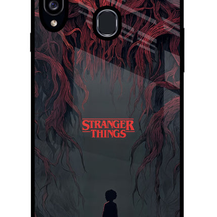 Ordinary Things Dark Side Samsung A20s Glass Case Back Cover by Casekaro