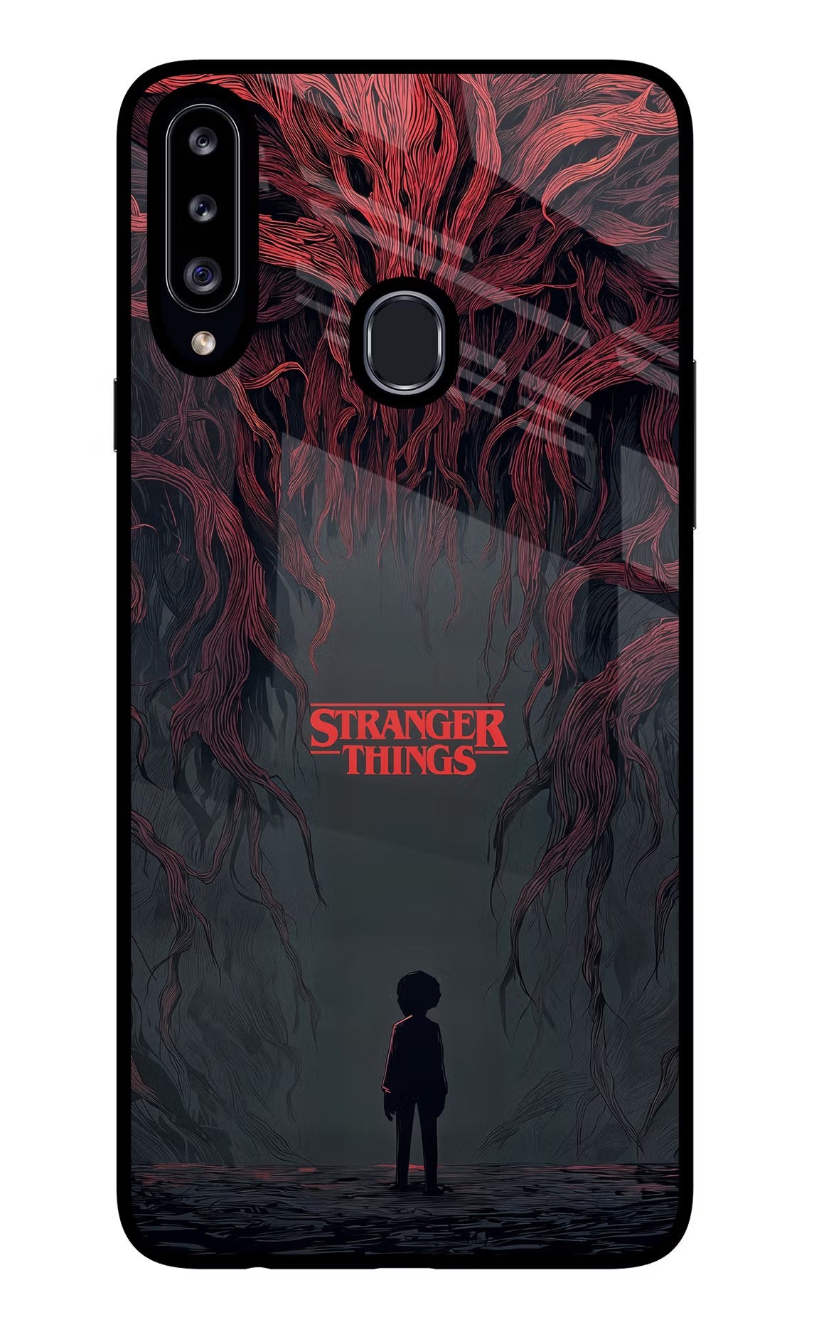 Ordinary Things Dark Side Samsung A20s Glass Case Back Cover by Casekaro