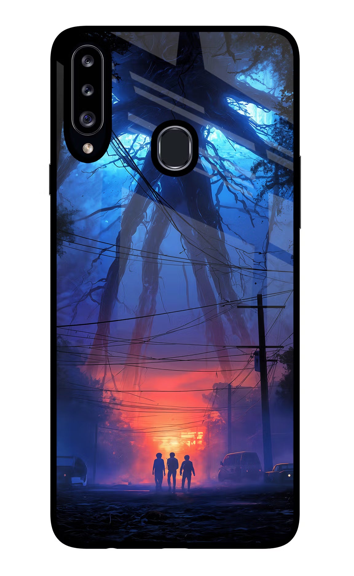 Ordinary Things Shadow Samsung A20s Glass Case Back Cover by Casekaro