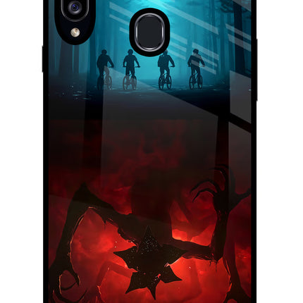 Ordinary Things Downside Up Samsung A20s Glass Case Back Cover by Casekaro