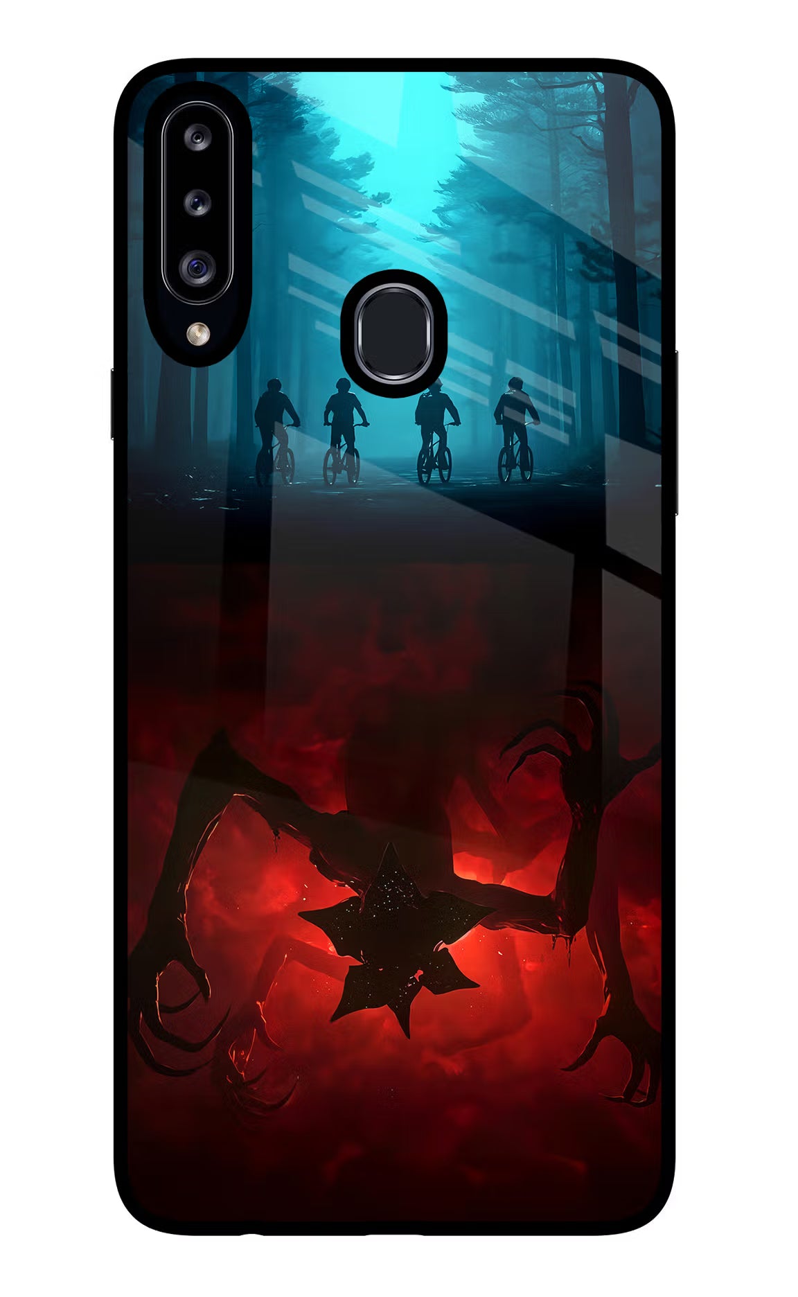 Ordinary Things Downside Up Samsung A20s Glass Case Back Cover by Casekaro