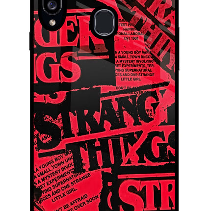 Ordinary Things Samsung A20s Glass Case Back Cover by Casekaro