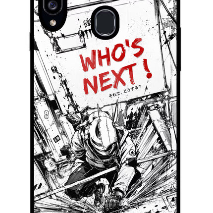 Who's Next Samsung A20s Glass Case Back Cover by Casekaro