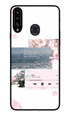 Wave to earth Samsung A20s Glass Case