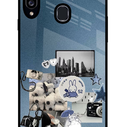 Miffy Samsung A20s Glass Case Back Cover by Casekaro