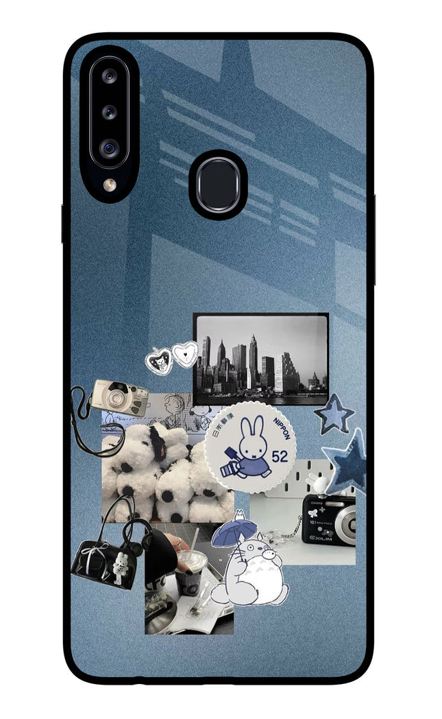 Miffy Samsung A20s Glass Case Back Cover by Casekaro