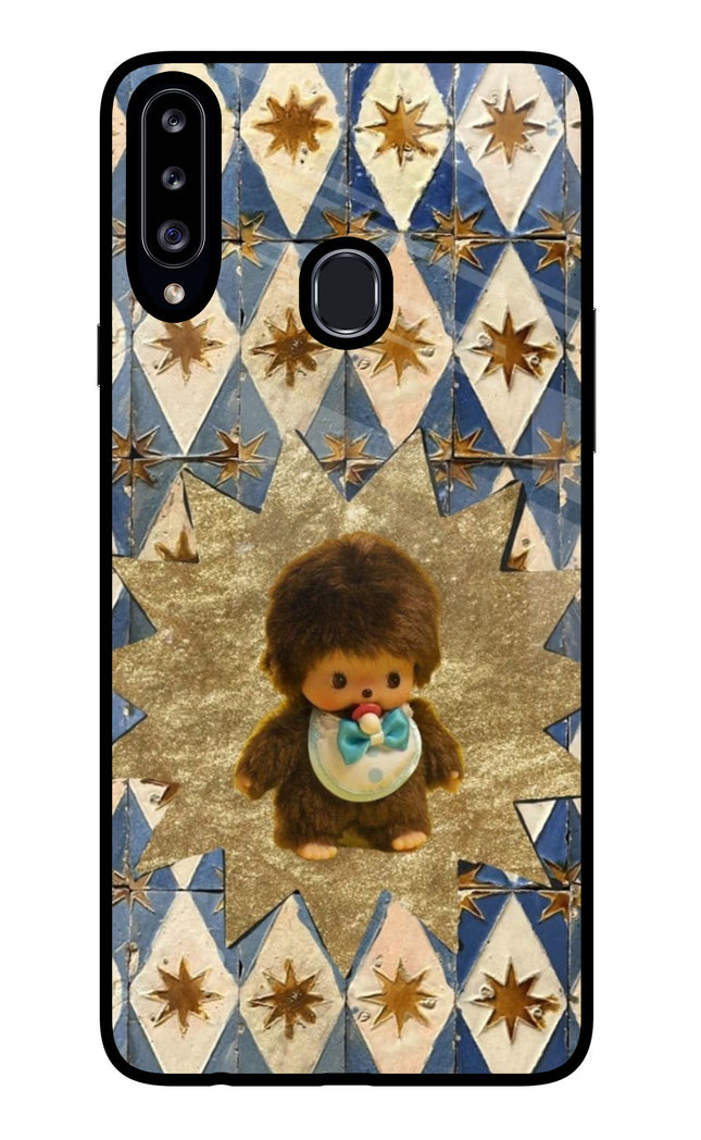 Woodooo Samsung A20s Glass Case Back Cover by Casekaro
