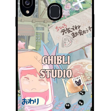 Studio Ghibli Samsung A20s Glass Case Back Cover by Casekaro