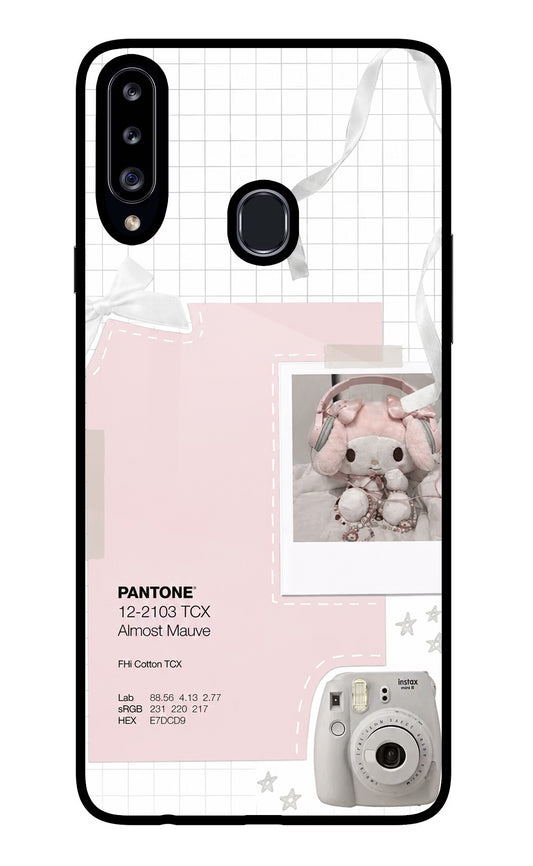Pantone Asthetic Samsung A20s Glass Case