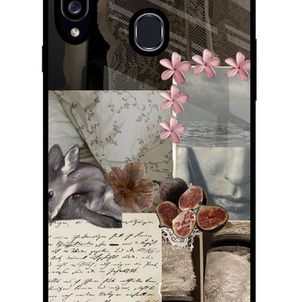 Midnight Sky Samsung A20s Glass Case Back Cover by Casekaro