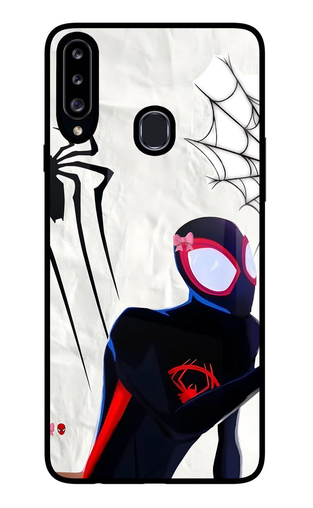 Miles Verse Samsung A20s Glass Case Back Cover by Casekaro