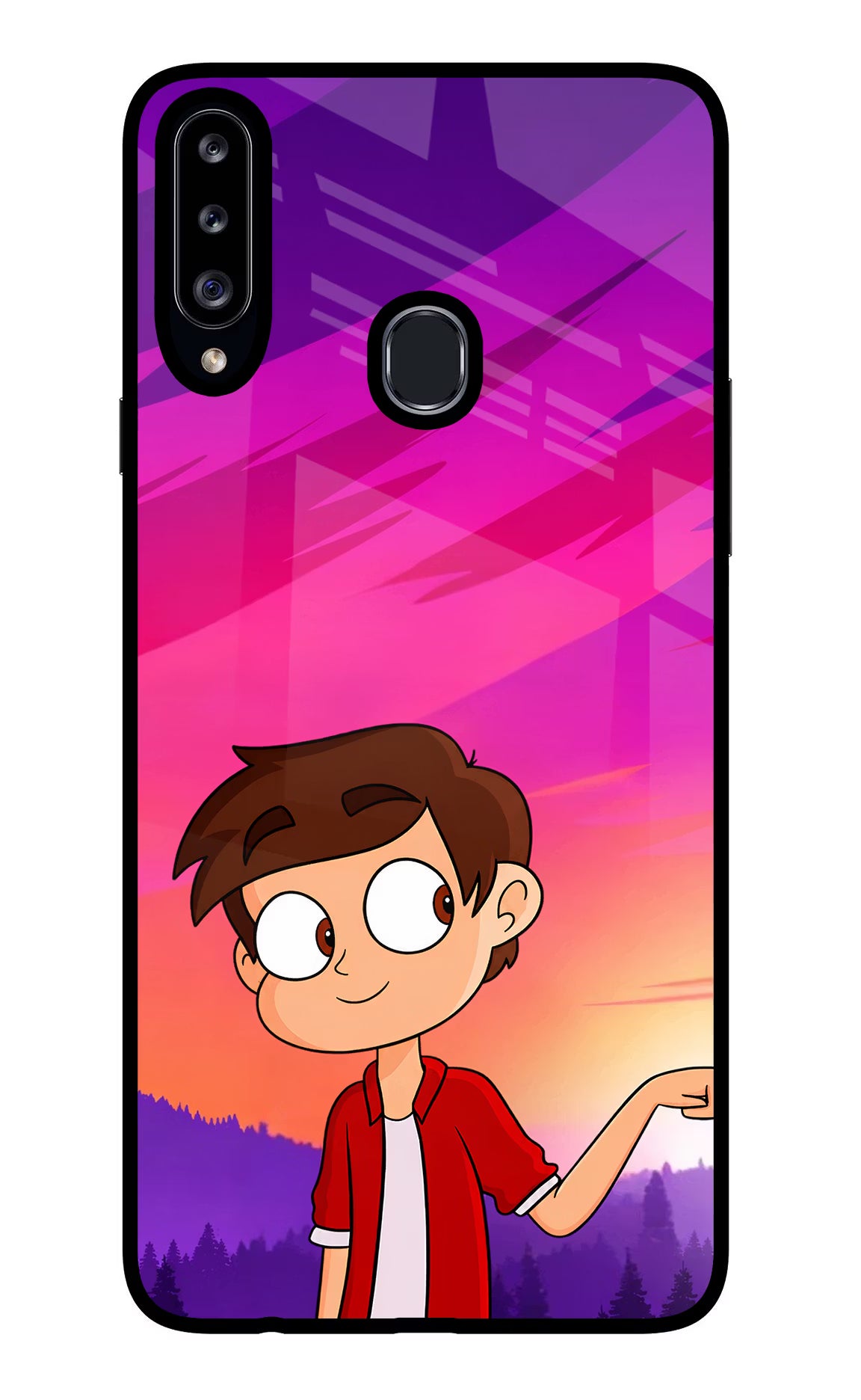 Marco Sunset Samsung A20s Glass Case