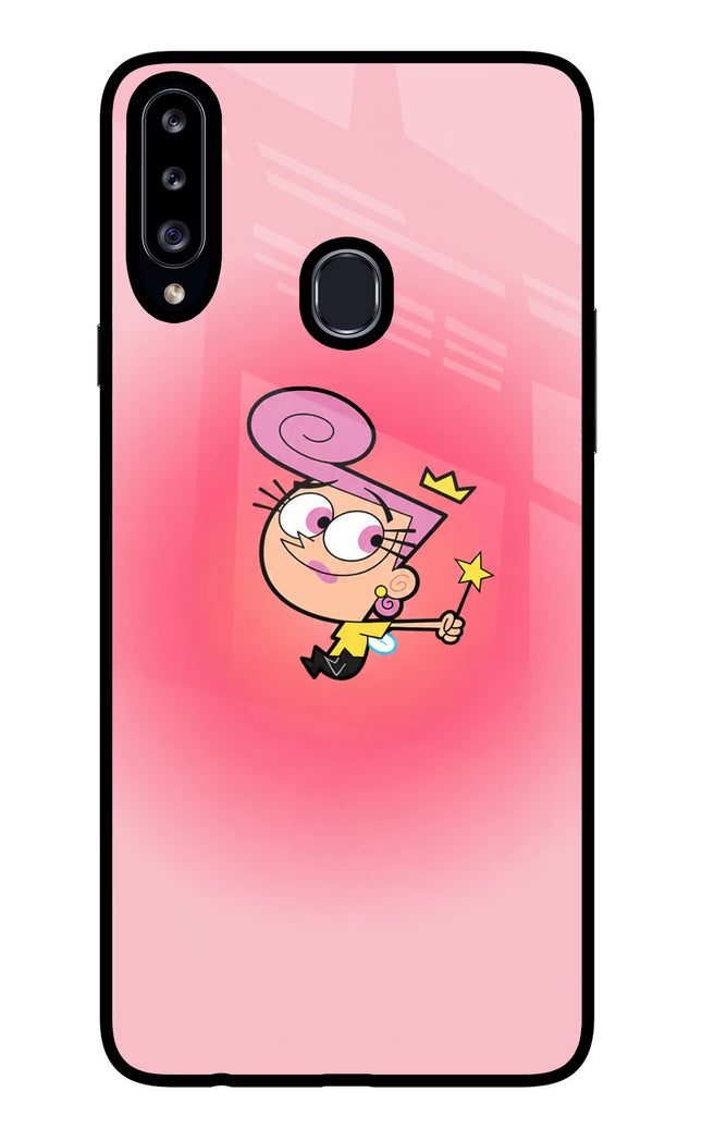 Wanda Magic Samsung A20s Glass Case Back Cover by Casekaro