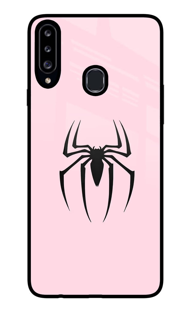 Peter Symbol Samsung A20s Glass Case Back Cover by Casekaro