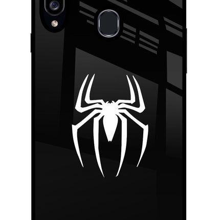 Miles Symbol Samsung A20s Glass Case Back Cover by Casekaro