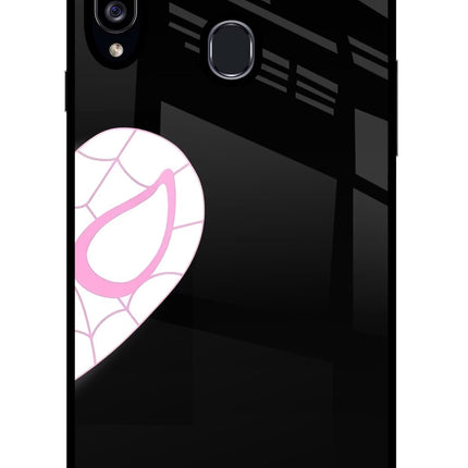 Gwen Mask Samsung A20s Glass Case Back Cover by Casekaro